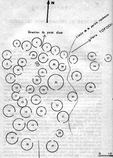 Plan du village de Toetu