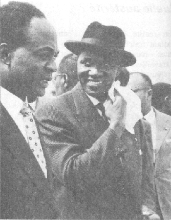 Kwame Nkrumah et Sekou Toure