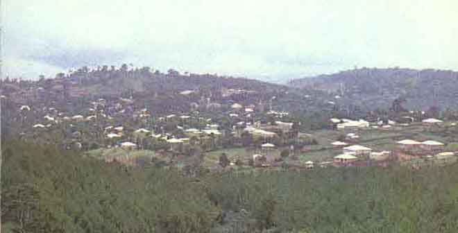 Panorama de Dalaba dans les annees 1980