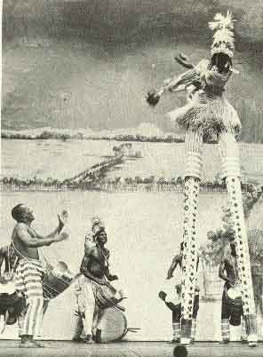 echassiers de la foret guineenne dans les ballets africains