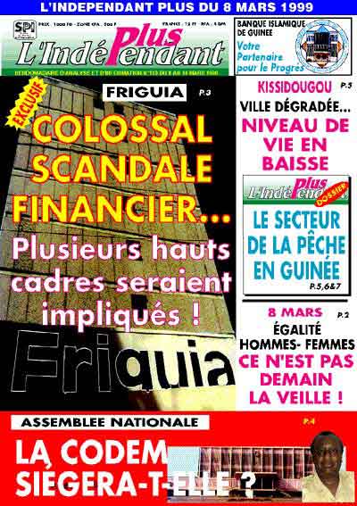 Couverture IndependantPlus du 8 mars 1999