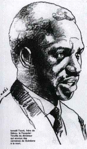 Ismael Toure, demi-frere de Sekou Toure, ministre, membre du BPN, president du comite revolutionaire du Camp Boiro